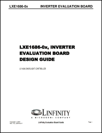 datasheet for LXE1686-01 by Microsemi Corporation