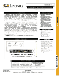 datasheet for LXM1612-05-01 by Microsemi Corporation