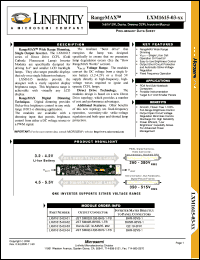 datasheet for LXM1615-03-01 by Microsemi Corporation