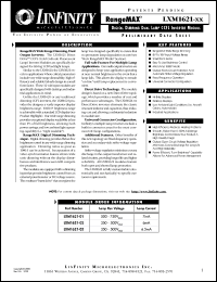 datasheet for LXM1621-01 by Microsemi Corporation