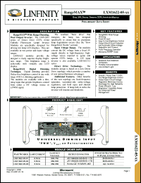 datasheet for LXM1622-05-01 by Microsemi Corporation