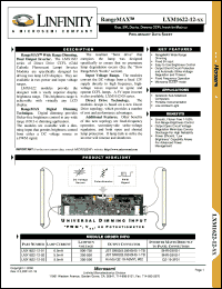 datasheet for LXM1622-12-01 by Microsemi Corporation