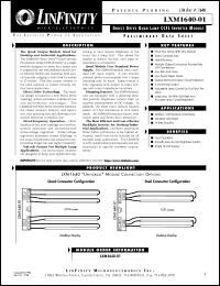 datasheet for LXM1640-01 by Microsemi Corporation