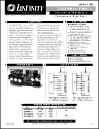 datasheet for LXM1700-05 by Microsemi Corporation