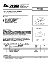 datasheet for MS2209 by Microsemi Corporation