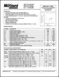 datasheet for MSAGA11F120D by Microsemi Corporation