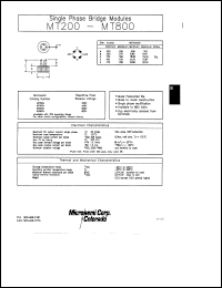 datasheet for MT600 by Microsemi Corporation