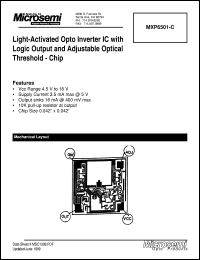 datasheet for MXP6501-C by Microsemi Corporation