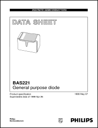 datasheet for BAS221A by Philips Semiconductors