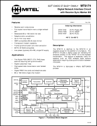 datasheet for MT9174AE by 