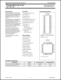 datasheet for PLS101F by Philips Semiconductors