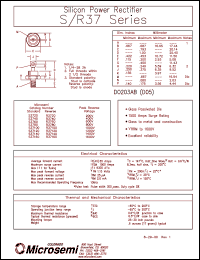 datasheet for R37120 by Microsemi Corporation