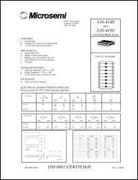 datasheet for S16-4148 by Microsemi Corporation