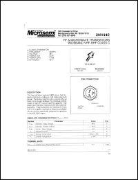 datasheet for SD1060 by Microsemi Corporation