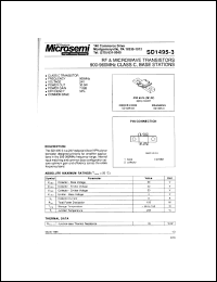 datasheet for SD1495-03 by Microsemi Corporation