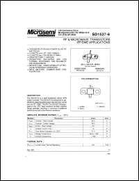 datasheet for SD1527-08 by Microsemi Corporation