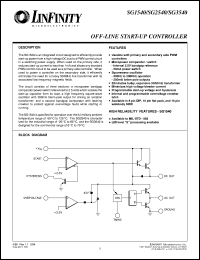 datasheet for SG1540Y/883B by Microsemi Corporation