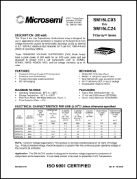 datasheet for SM16LC03 by Microsemi Corporation