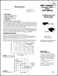 datasheet for SMCG10CA by Microsemi Corporation