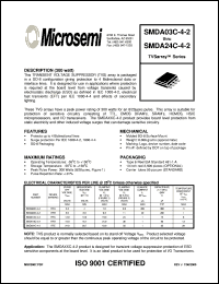 datasheet for SMDA05C-4-2 by Microsemi Corporation