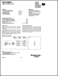 datasheet for UES705 by Microsemi Corporation