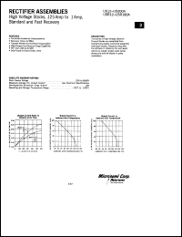 datasheet for US120A by Microsemi Corporation