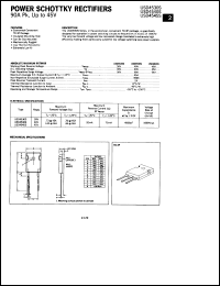 datasheet for USD4545S by Microsemi Corporation