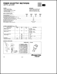 datasheet for USD640 by Microsemi Corporation