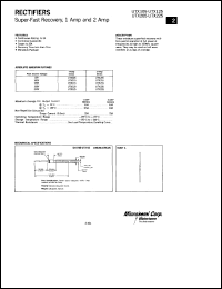 datasheet for UTX205 by Microsemi Corporation