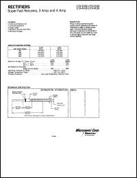 datasheet for UTX3105 by Microsemi Corporation