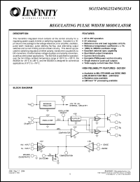 datasheet for SG1524F/883B by Microsemi Corporation