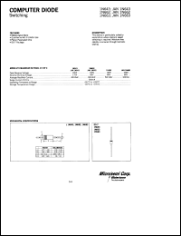 datasheet for 1N643 by Microsemi Corporation
