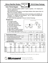 datasheet for LL649-1 by Microsemi Corporation