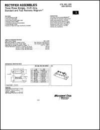 datasheet for 678-1 by Microsemi Corporation