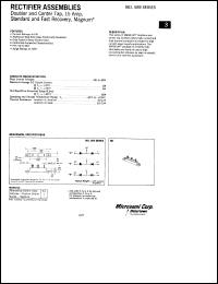 datasheet for 689-5D,5N,5P by Microsemi Corporation