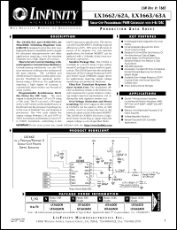 datasheet for LX1663ACD by Microsemi Corporation