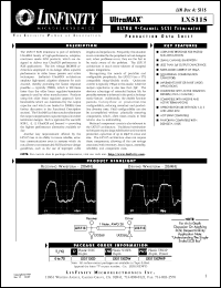 datasheet for LX5115CD by Microsemi Corporation