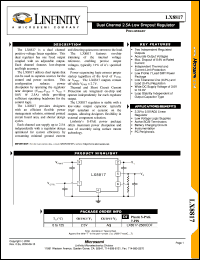 datasheet for LX8817 by Microsemi Corporation