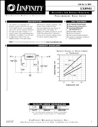 datasheet for LX8941CDD by Microsemi Corporation