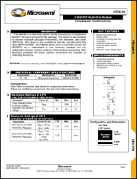 datasheet for MM196 by Microsemi Corporation