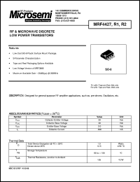 datasheet for MRF4427 by Microsemi Corporation