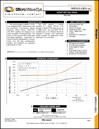 datasheet for MWS11-GB11-X1 by Microsemi Corporation