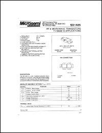 datasheet for SD1485 by Microsemi Corporation