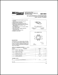 datasheet for SD1564 by Microsemi Corporation