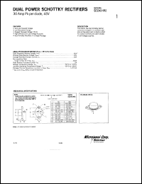 datasheet for SD241HR2 by Microsemi Corporation