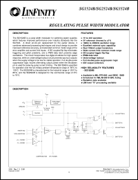 datasheet for SG1524BF/883B by Microsemi Corporation