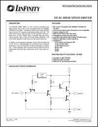 datasheet for SG1626J/883B by Microsemi Corporation