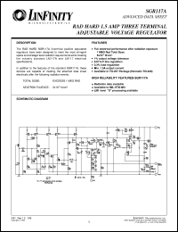 datasheet for SGR117AIG/883B by Microsemi Corporation