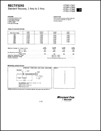 datasheet for UT251 by Microsemi Corporation