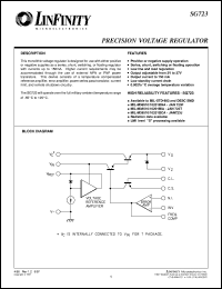 datasheet for SG723J/883B by Microsemi Corporation